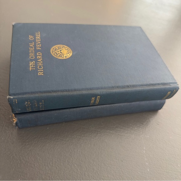 Vintage 2 Book Bundle Antique Lot The Patrician The Ordeal of Richard Feverel - Picture 2 of 16